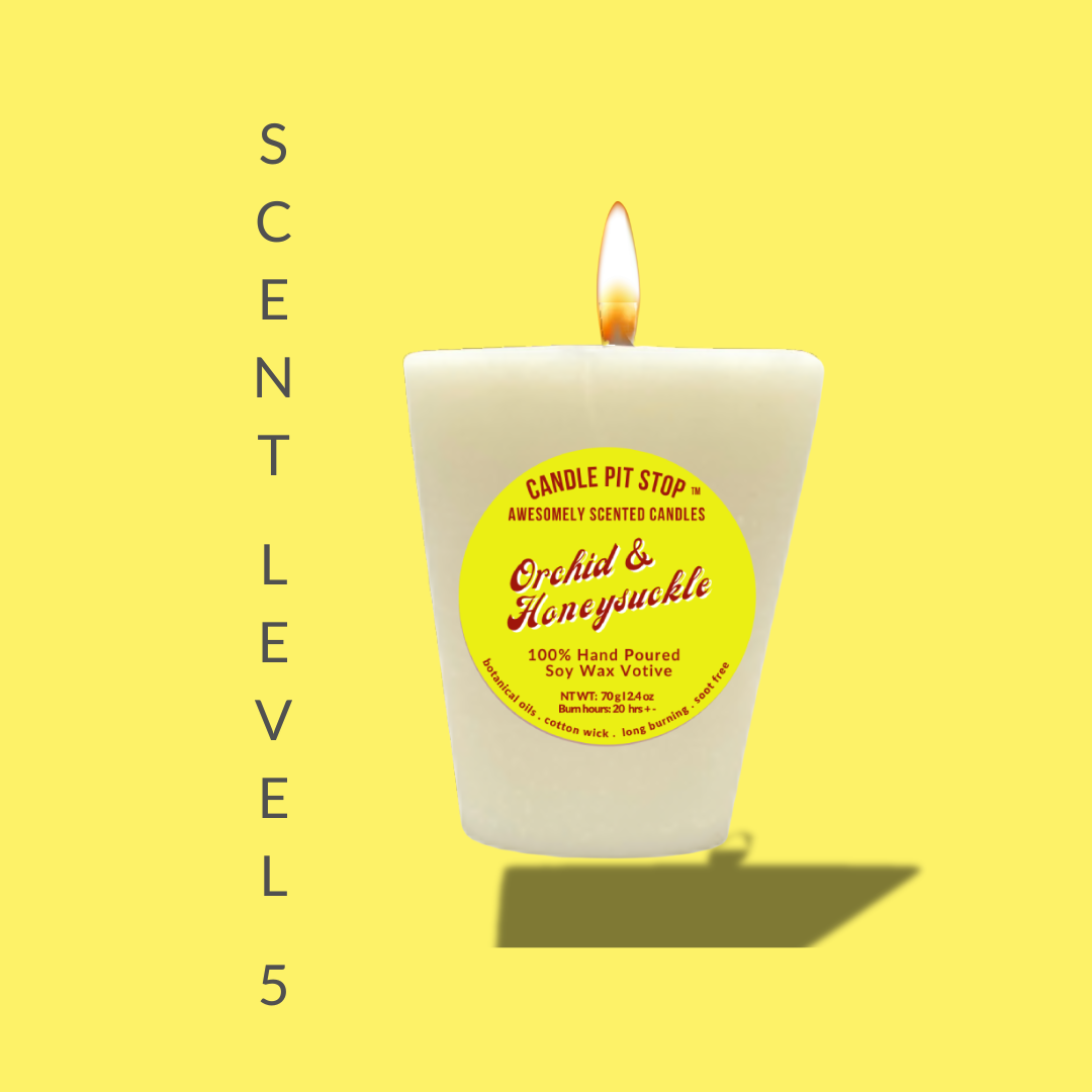 "Orchid & Honeysuckle", Votive